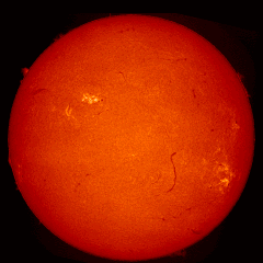 Image of Sun's chromosphere