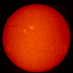 Image of Sun's chromosphere