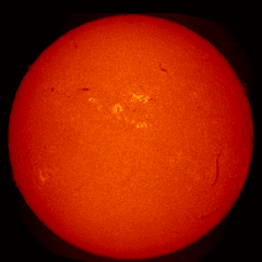 Image of Sun's chromosphere