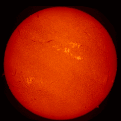 Image of Sun's chromosphere