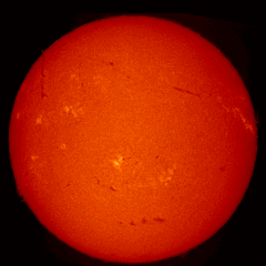 Image of Sun's chromosphere