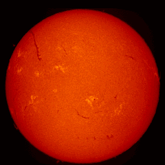 Image of Sun's chromosphere