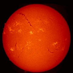 Image of Sun's chromosphere