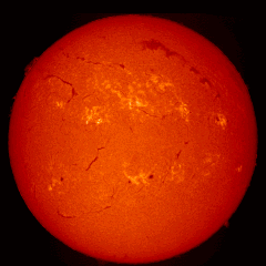 Image of Sun's chromosphere