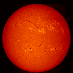 Image of Sun's chromosphere