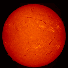 Image of Sun's chromosphere