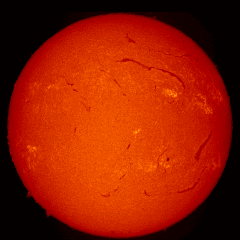 Image of Sun's chromosphere