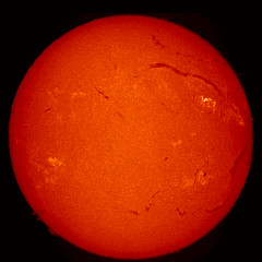 Image of Sun's chromosphere