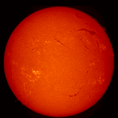 Image of Sun's chromosphere