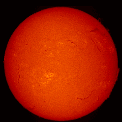 Image of Sun's chromosphere