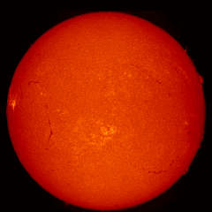 Image of Sun's chromosphere