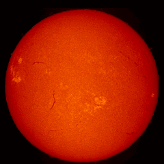 Image of Sun's chromosphere