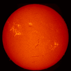 Image of Sun's chromosphere