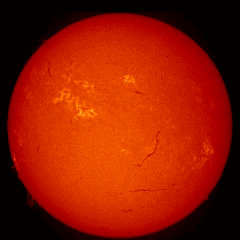 Image of Sun's chromosphere