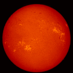 Image of Sun's chromosphere