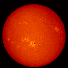 Image of Sun's chromosphere