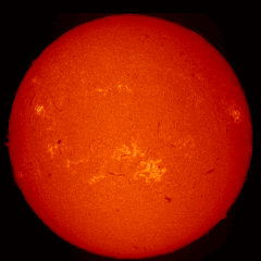 Image of Sun's chromosphere