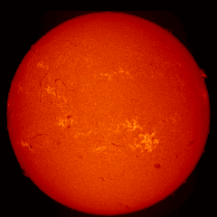 Image of Sun's chromosphere