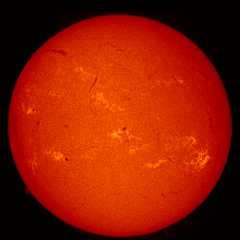 Image of Sun's chromosphere