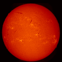 Image of Sun's chromosphere