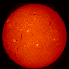 Image of Sun's chromosphere