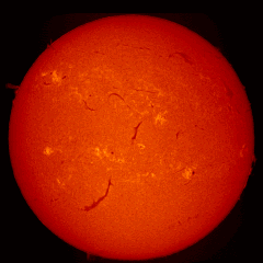 Image of Sun's chromosphere