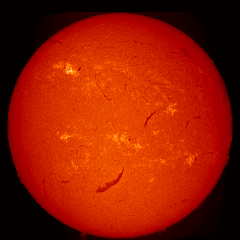 Image of Sun's chromosphere