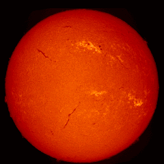 Image of Sun's chromosphere