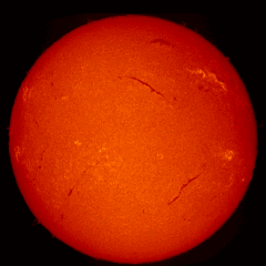 Image of Sun's chromosphere