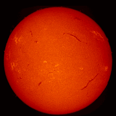 Image of Sun's chromosphere