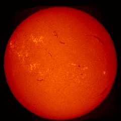 Image of Sun's chromosphere