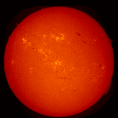 Image of Sun's chromosphere