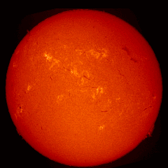 Image of Sun's chromosphere