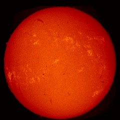 Image of Sun's chromosphere