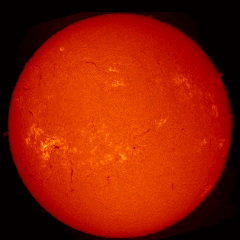 Image of Sun's chromosphere