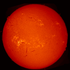 Image of Sun's chromosphere