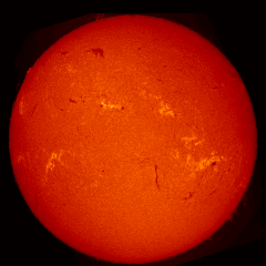 Image of Sun's chromosphere