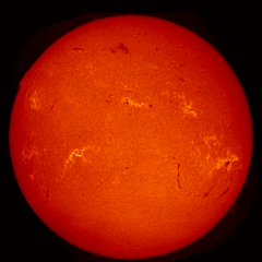 Image of Sun's chromosphere