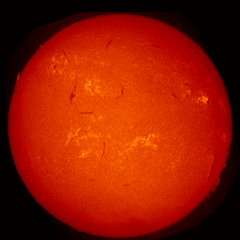 Image of Sun's chromosphere