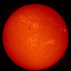 Image of Sun's chromosphere