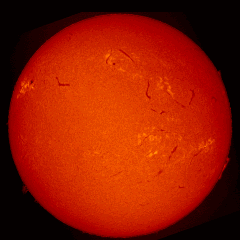 Image of Sun's chromosphere