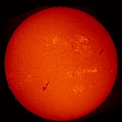 Image of Sun's chromosphere