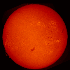 Image of Sun's chromosphere