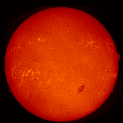 Image of Sun's chromosphere