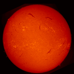 Image of Sun's chromosphere