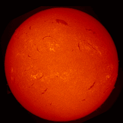 Image of Sun's chromosphere