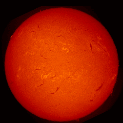 Image of Sun's chromosphere