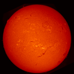 Image of Sun's chromosphere