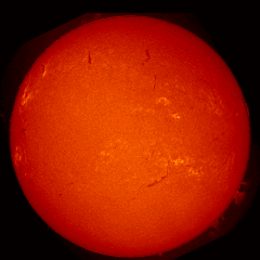 Image of Sun's chromosphere