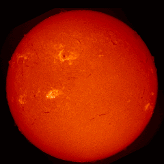 Image of Sun's chromosphere